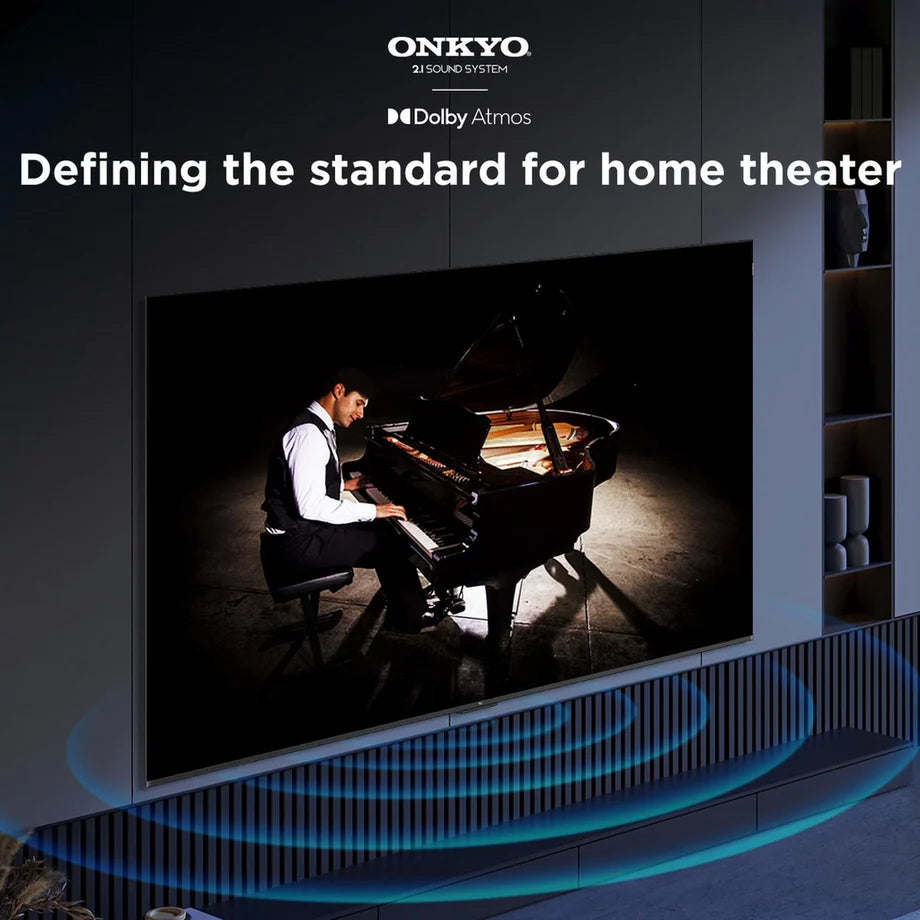 TCL 85T8C-UK 85 Inch T8C 4K QLED Ultra HD HDR Smart Google TV with 144Hz Motion Clarity Pro and Onkyo 2.1 sound 2025