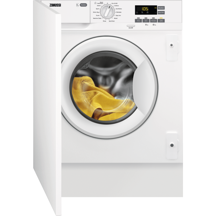 Zanussi Z712W43BI 7Kg 1200 Spin Integrated Washing Machine White